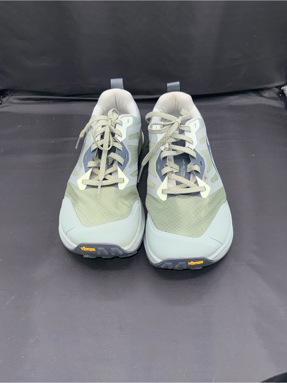 Altra Lone Peak 9+ Trail Running Shoes 10.5 Green Vibram Gorpcore Hiking Sneaker - Picture 2 of 13